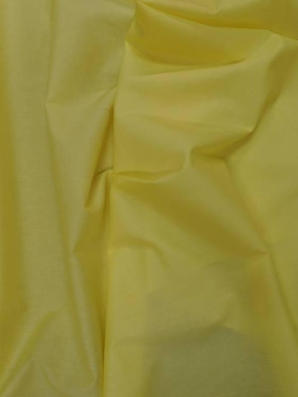 Popeline coton uni ton jaune0