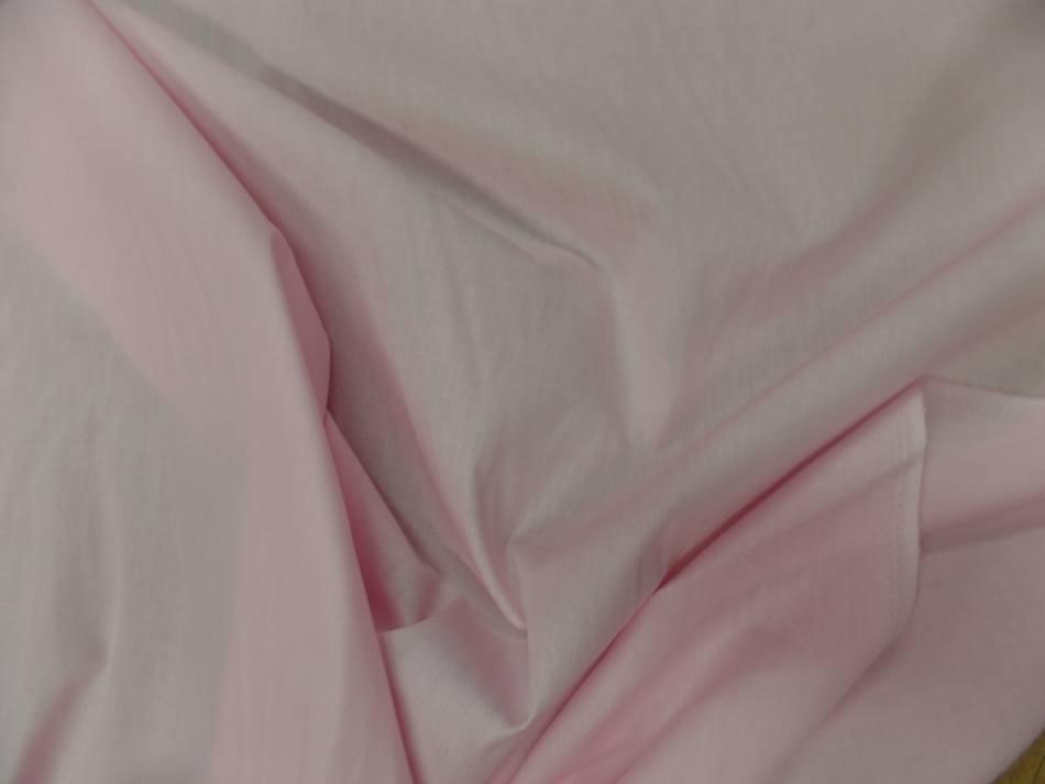 Popeline coton uni ton rose clair4