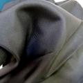 Popeline de soie noire unie 2