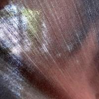 Popeline de soie noire unie 6