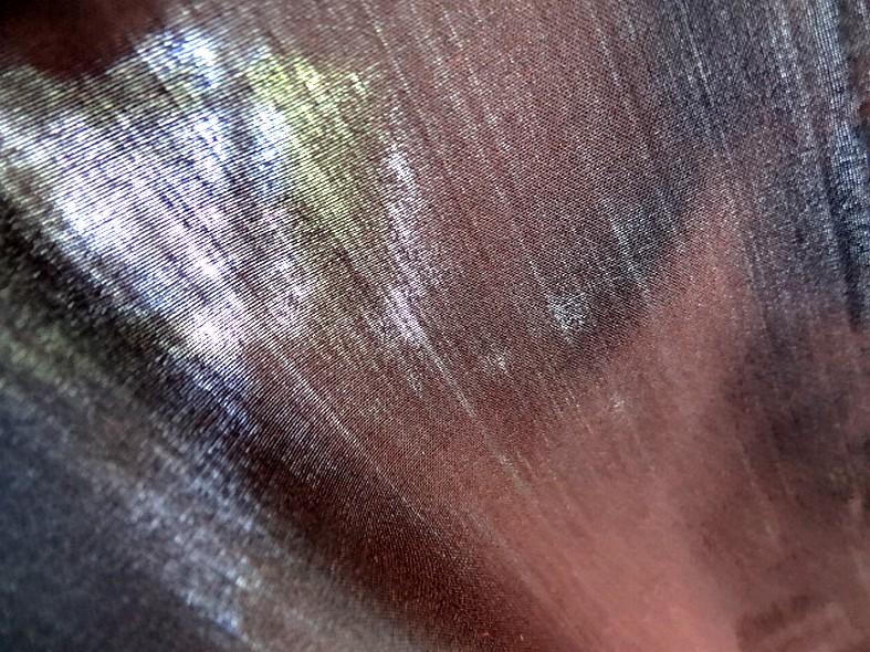 Popeline de soie noire unie 6