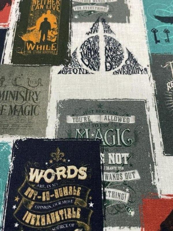 Popeline imprime harry potter3