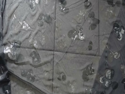 Résille gris argentée 01