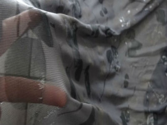 Résille gris argentée 02