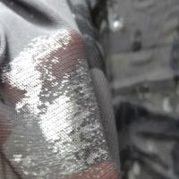 Résille gris argentée 03