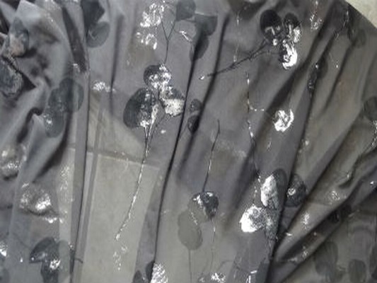 Résille gris argentée 04