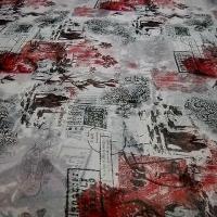 Resille alexandrie rouge blanc noir 2