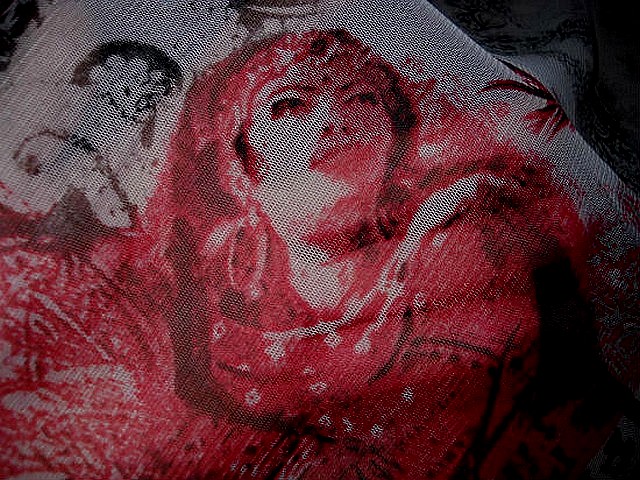 Resille alexandrie rouge blanc noir 3