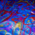 Resille bleu roi lurex motifs modernes 1 