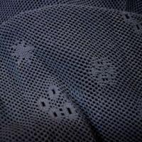 Resille dentelle lycra avec embases anthracite 
