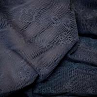 Resille dentelle lycra avec embases anthracite 3 