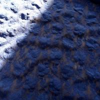 Resille dentelle lycra bleu fonce 
