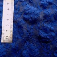 Resille dentelle lycra bleu fonce 1 