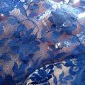 Resille dentelle lycra bleu fonce 2