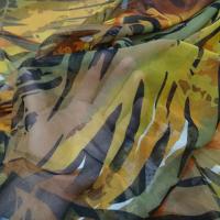 Resille feuillage teintes lichen safran ocre 3 