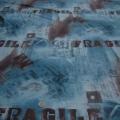 Resille fragile bleu et marron 