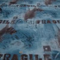 Resille fragile bleu et marron 