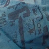 Resille fragile bleu et marron 1