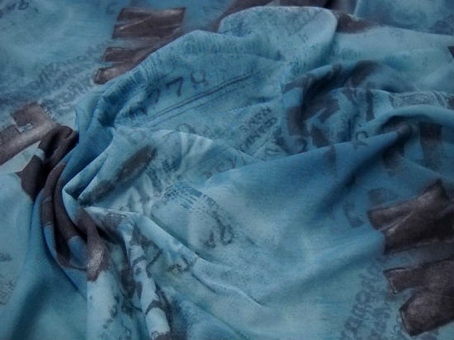 Resille fragile bleu et marron 2