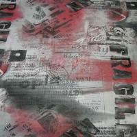 Resille fragile rouge blanc noir 1 