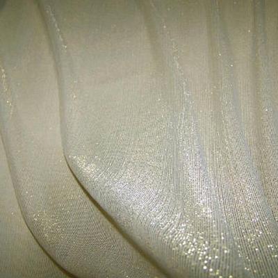 Resille lycra beige champagne lurex or 1 