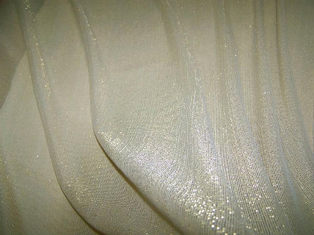 Resille lycra beige champagne lurex or 1