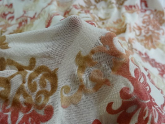 Résille lycra floquée chair 3