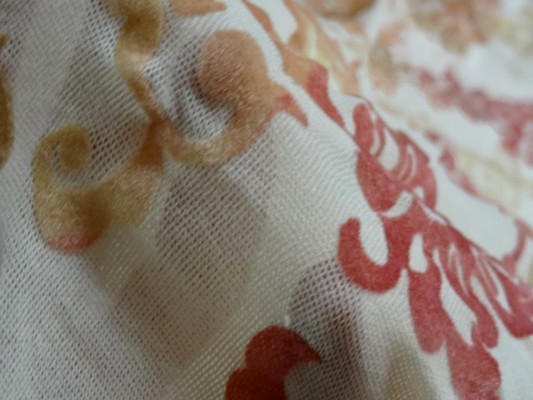 Résille lycra floquée chair 4