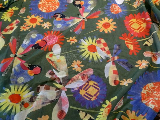 Résille lycra vert anglais jardin merveilleux 01