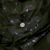 Resille lycra kaki feuillage argente 2