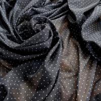 Resille lycra noire pois blancs 2 