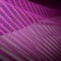 Resille lycra rayures fantaisie fuchsia 2