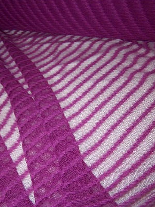 Resille lycra rayures fantaisie fuchsia 3 