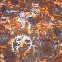 Resille lycra shiva teintes brun citrouille 1