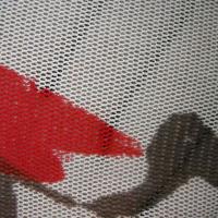 Resille lycra signatures gris et rouge 