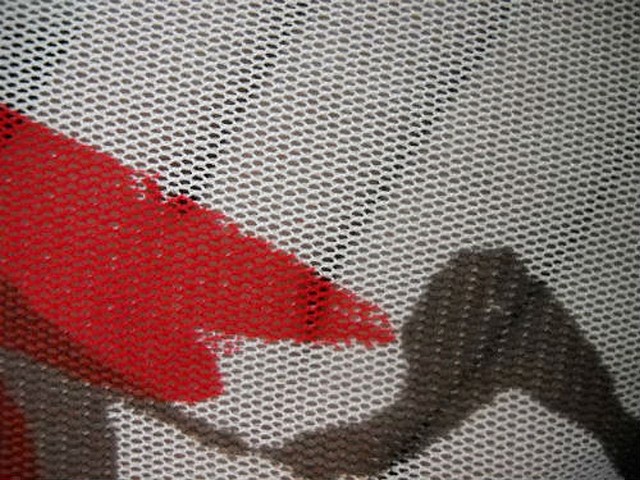 Resille lycra signatures gris et rouge