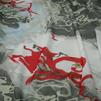 Resille lycra signatures gris et rouge 2 