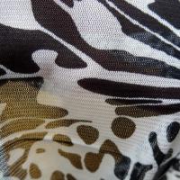 Resille noir et blanc grands papillons 3 