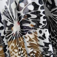 Resille noir et blanc grands papillons 4 