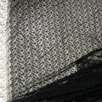 Resille noire seche brodee embase blanc casse 1