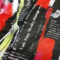 Resille page imprimee rouge fuchsia topaze noir blanc 2 