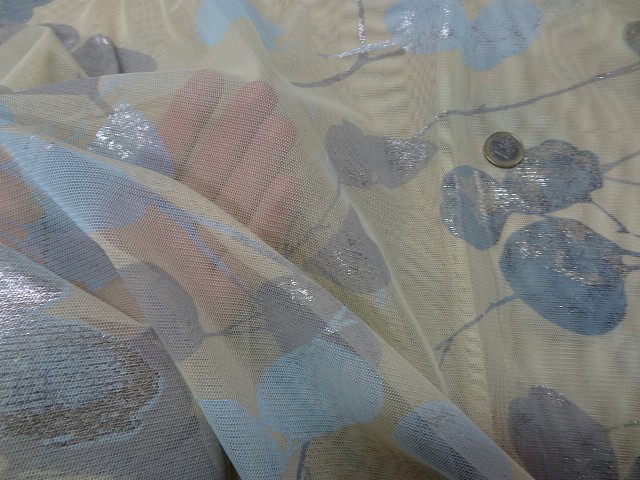 Resille teinte beurre feuillage argente 2