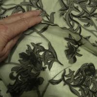 Resille tres fine kaki aspect devore 4