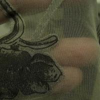 Resille tres fine kaki aspect devore 5