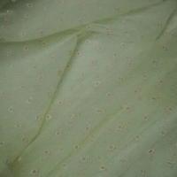 Resille vert d eau broderies saumon 3 