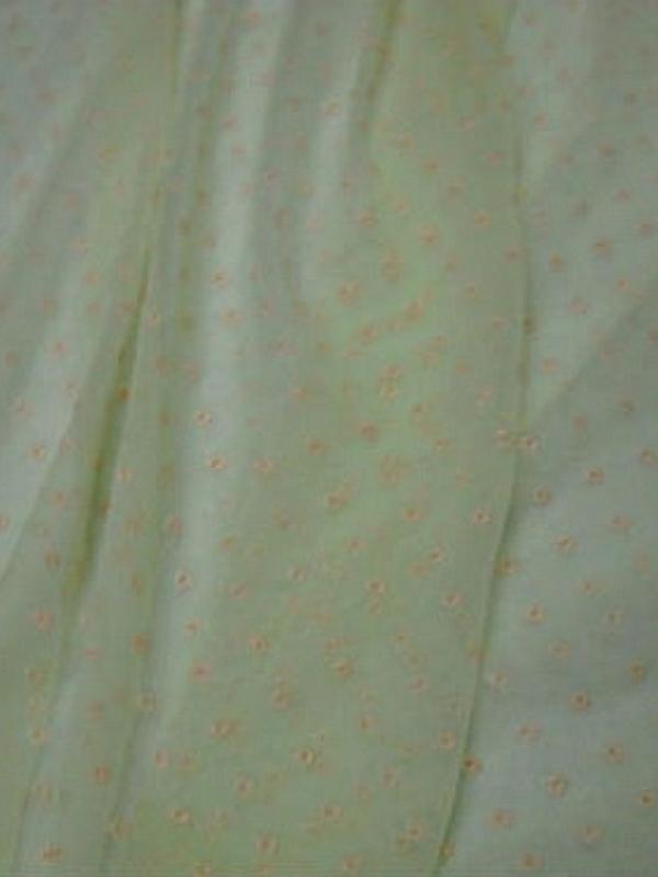 Resille vert d eau broderies saumon 4 