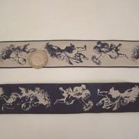 Ruban angelots blanc casse bleu marine 1 