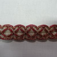 Ruban bijoux fuchsia dore 1 