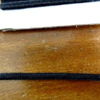 Ruban coton noir 3 mm 1 