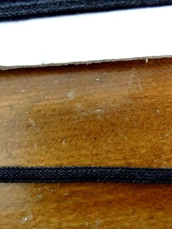 Ruban coton noir 3 mm 1 